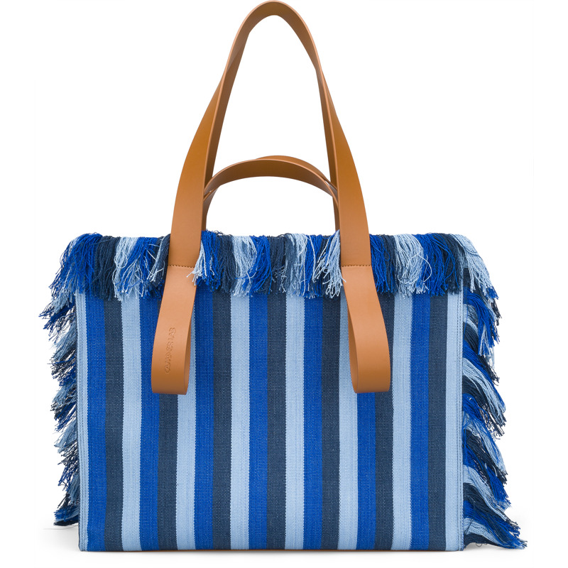 CAMPERLAB Spandalones - Unisex Shoulder Bags - Blue, Size , Cotton Fabric
