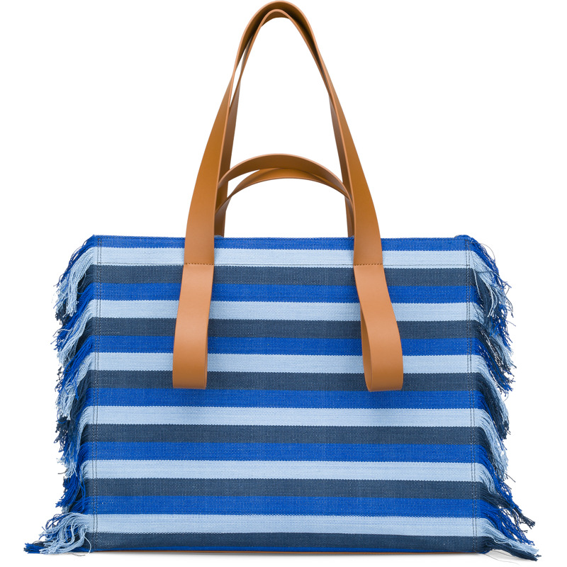 CAMPERLAB Spandalones - Unisex Shoulder Bags - Blue, Size , Cotton Fabric