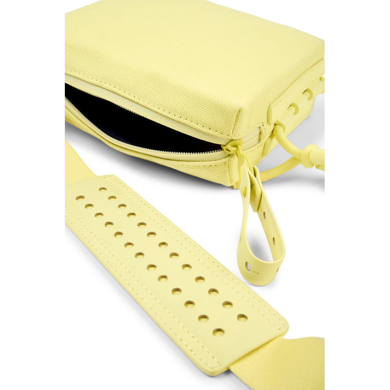 CAMPER Ado - Unisex Crossbody & Waist Bags - Yellow, Size , Cotton Fabric