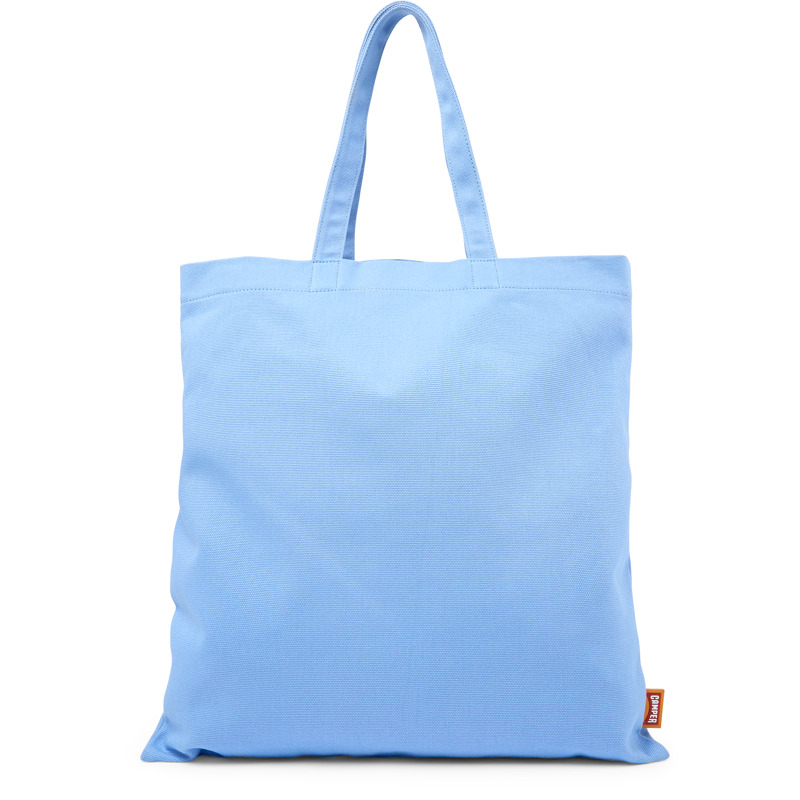 CAMPER ConMigo - Unisex Shoulder Bags - Blue, Size , Cotton Fabric