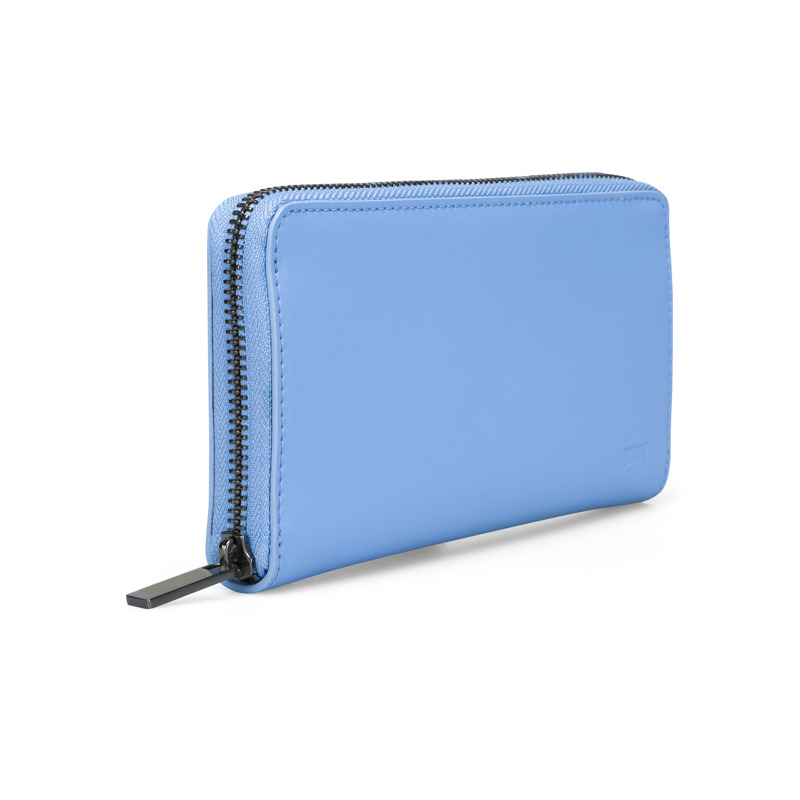 Camper Mosa - Wallets For Unisex - Blue, Size , Smooth Leather