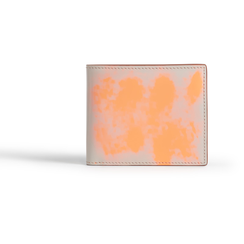 CAMPERLAB Spandalones - Unisex Wallets - White,Orange, Size , Smooth Leather