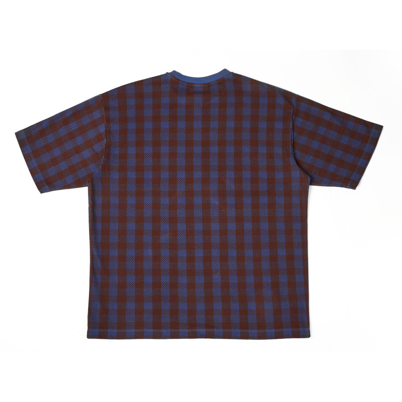 CAMPER  T-Shirt - Unisex Vêtement - Bleu,Bourgogne, Taille L, Tissu En Coton
