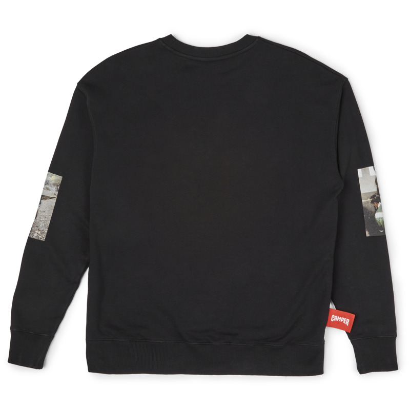 Camper Sweatshirt - Apparel For Unisex - Black, Size , Cotton Fabric