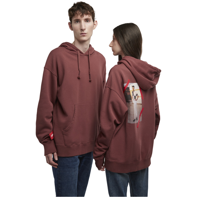 Camper Hoodie - Apparel For Unisex - Burgundy, Size , Cotton Fabric