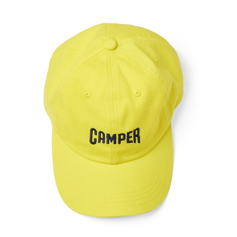 CAMPER Cap - Unisex Vêtement - Jaune, Taille M, Tissu En Coton