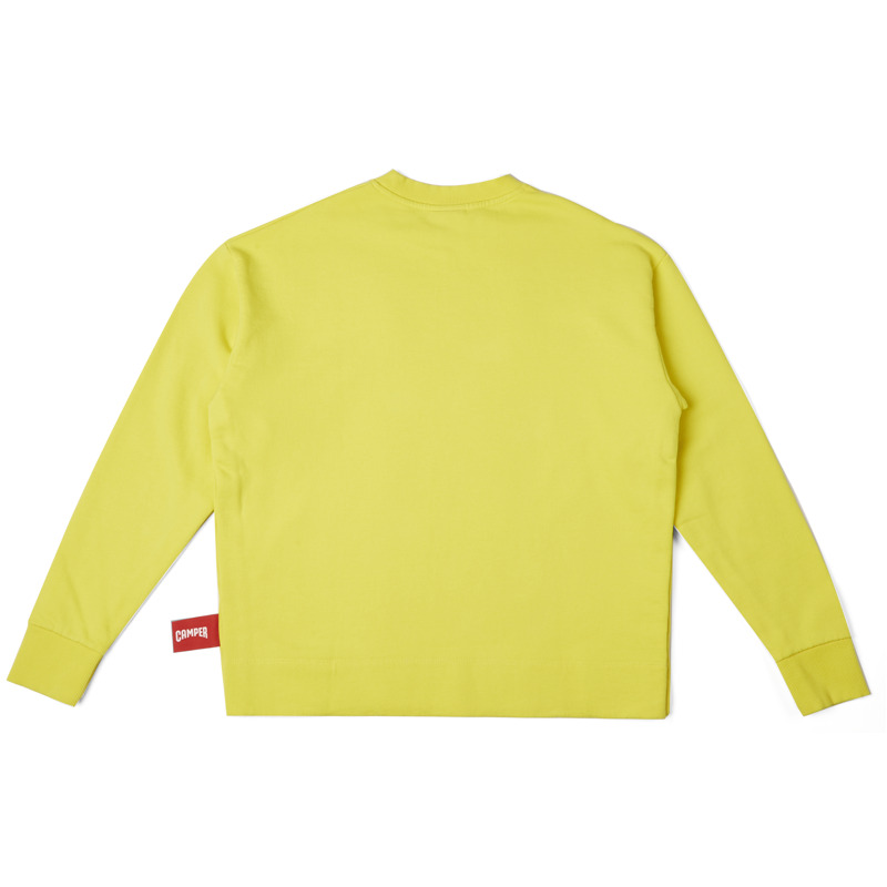 CAMPER  Sweatshirt - Unisex Vêtement - Jaune, Taille XL, Tissu En Coton