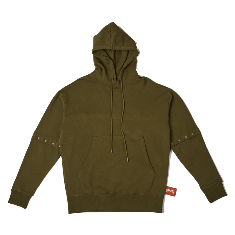 Camper  Hoodie - Apparel For Unisex - Green, Size , Cotton Fabric