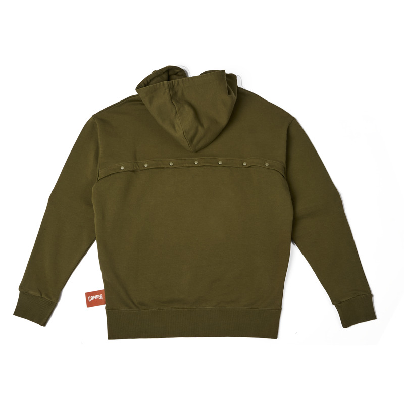 CAMPER  Hoodie - Unisex Vêtement - Vert, Taille S, Tissu En Coton