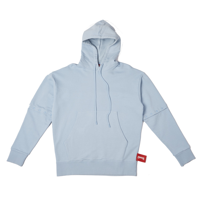 Camper  Hoodie - Apparel For Unisex - Blue, Size , Cotton Fabric
