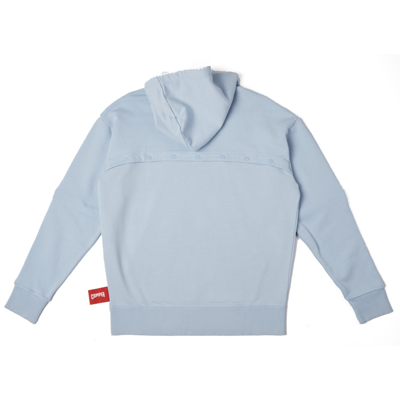 CAMPER  Hoodie - Unisex Kleidung - Blau, Größe XL, Textile
