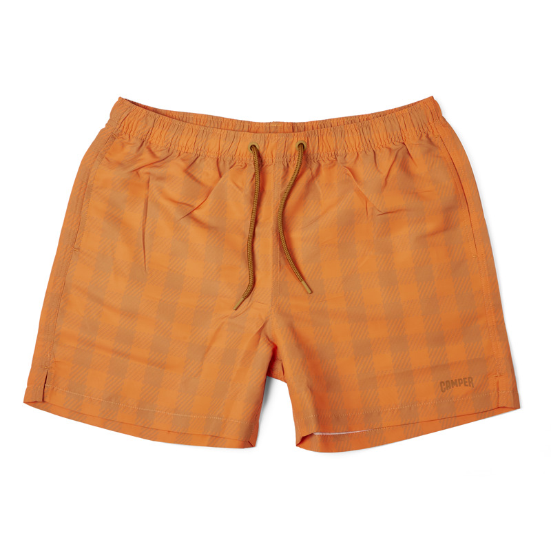 CAMPER  Shorts - Unisex Vêtement - Orange,Marron, Taille L, Tissu En Coton