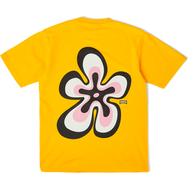 Camper T-Shirt - Apparel For Unisex - Orange, Size , Cotton Fabric