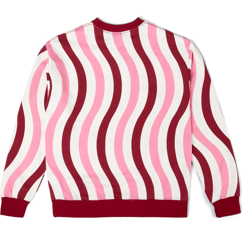 CAMPER Sweatshirt - Unisex Kleidung - Weiß,Rosa ,Burgund, Größe XS, Textile