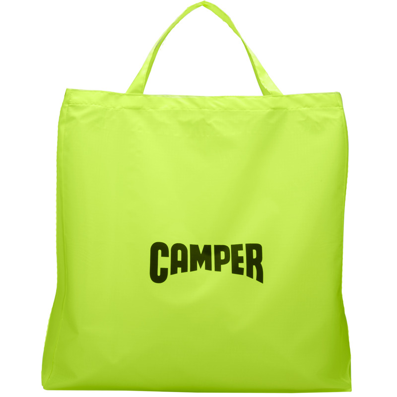 CAMPER Neon Shopping Bag - Unisex Shoulder Bags - Yellow, Size ,