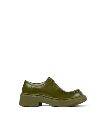 Vámonos Green Loafers for Unisex - Fall/Winter collection - Camper 