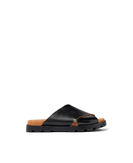 Brutus Black Sandals for Men - Fall/Winter collection - Camper USA