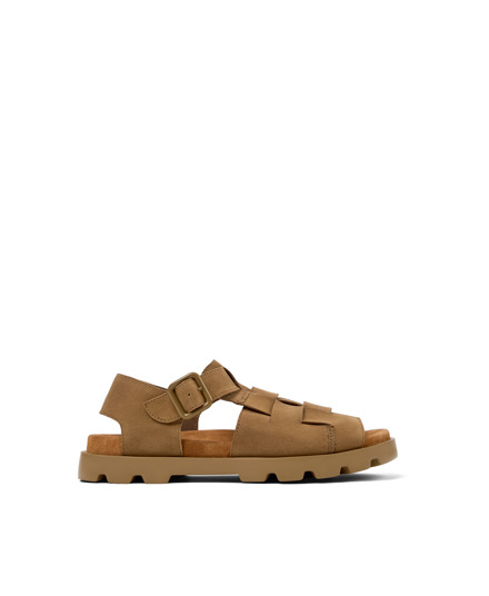 Brutus Brown Sandals for Men - Fall/Winter collection - Camper USA