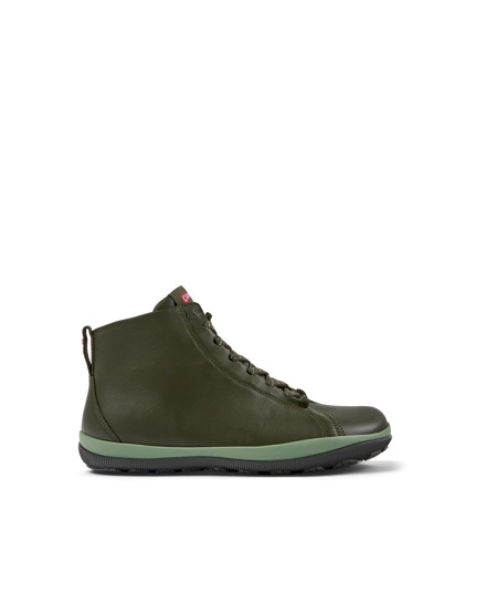 Peu Pista GORE-TEX GORE-TEX Green leather ankle boots for men