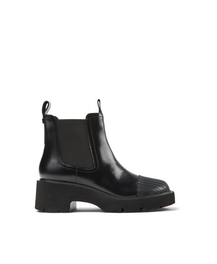 Milah Black Ankle Boots for Women Fall Winter collection