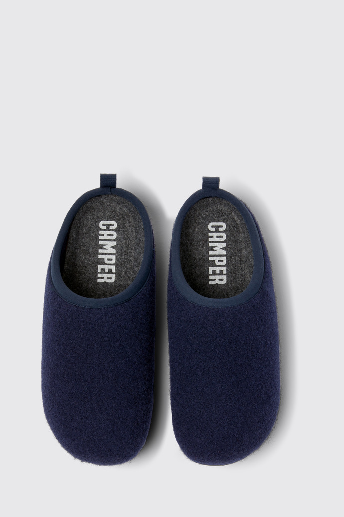 Overhead view of Wabi Blue Slippers for Women