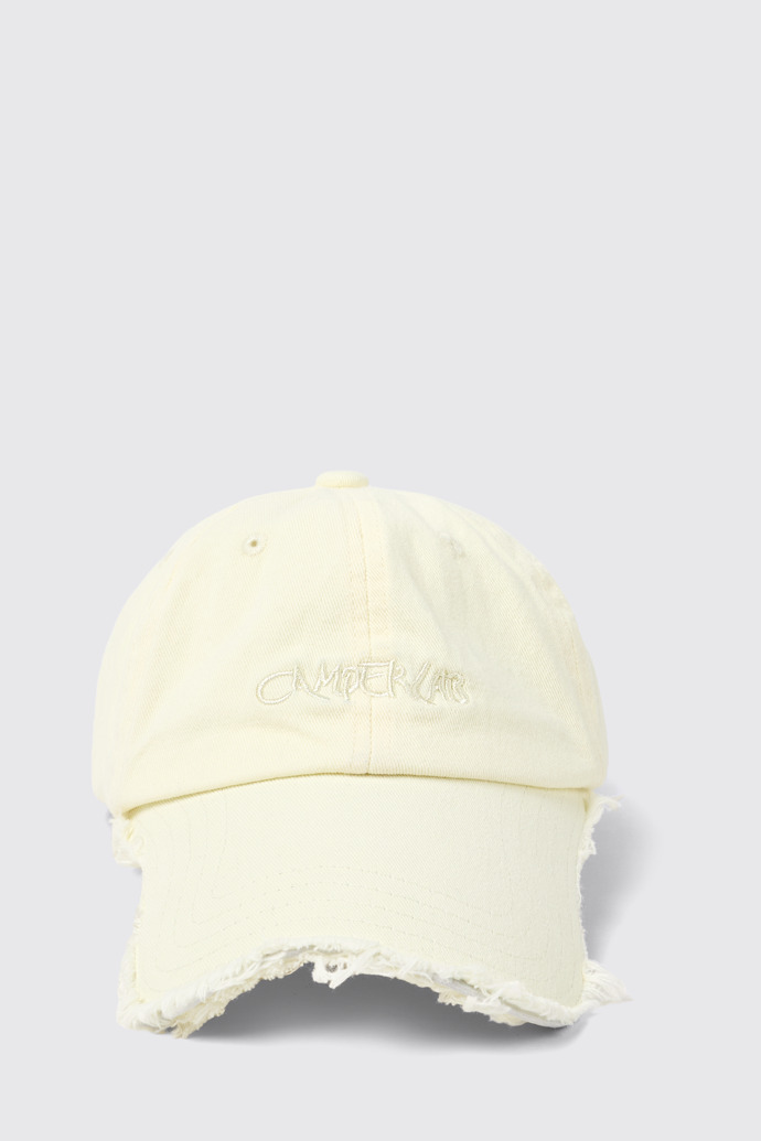 Overhead view of Cap Beige Cotton Cap (One Size)