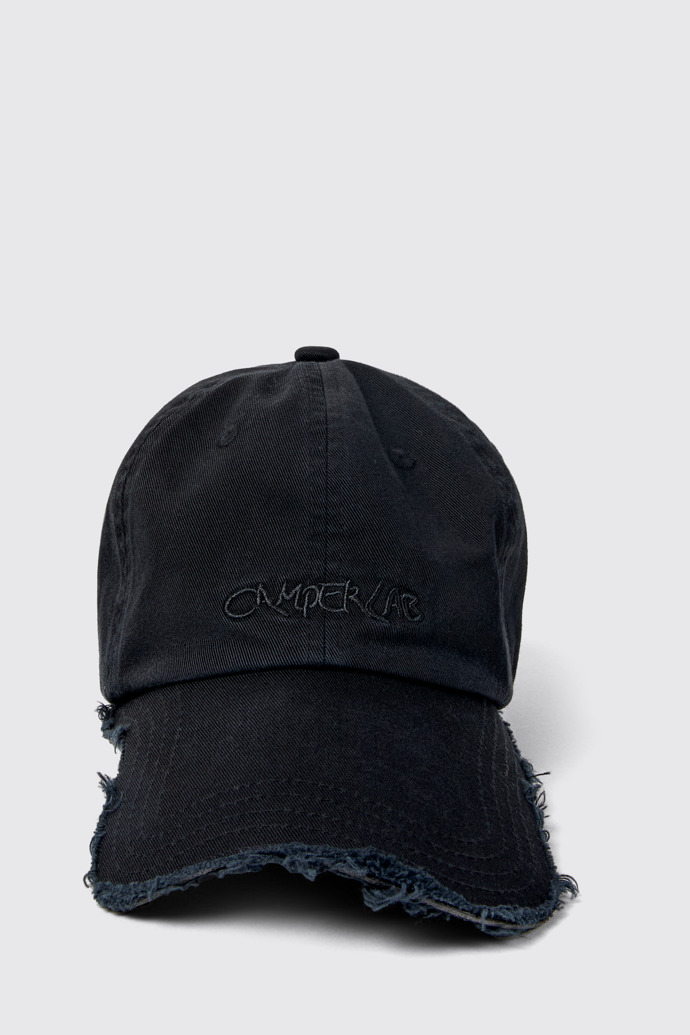 Overhead view of Cap Dark Gray Cotton Cap (One Size)