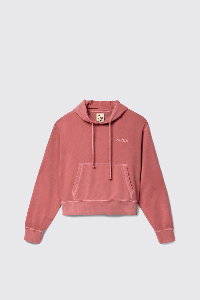 Hoodie Sudadera con capucha de algodón roja