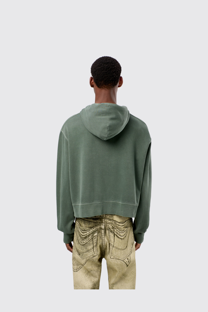 Hoodie Camisola com capuz em algodão verde