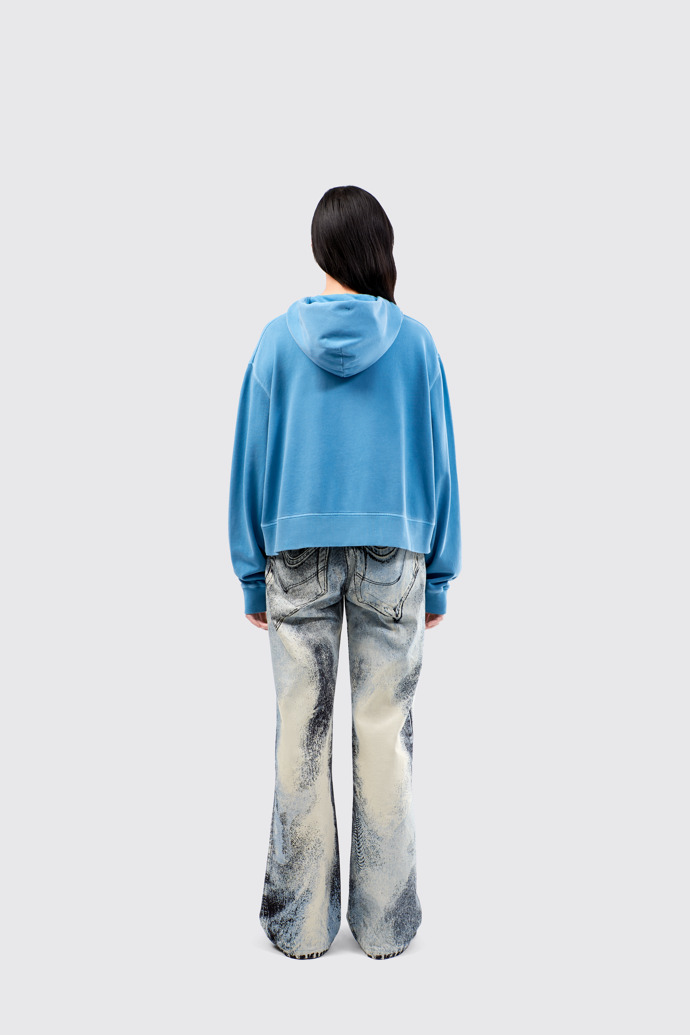 Hoodie Blue Organic Cotton Hoodie