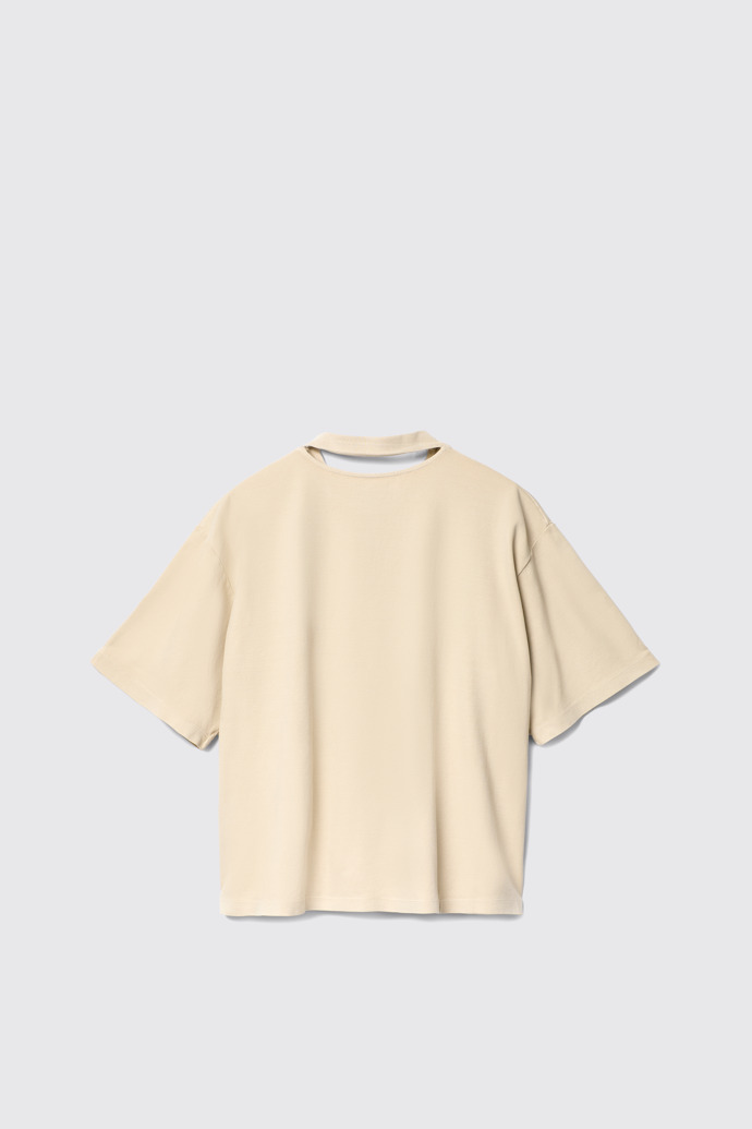 T-Shirt T-shirt in cotone beige