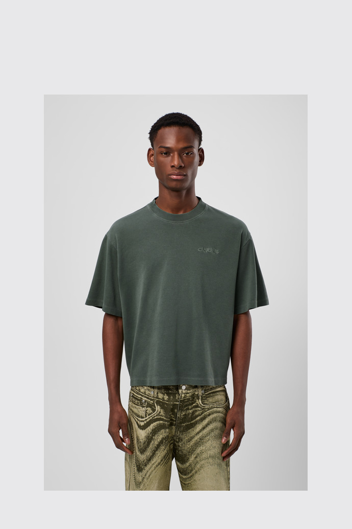 T-Shirt T-shirt in cotone verde