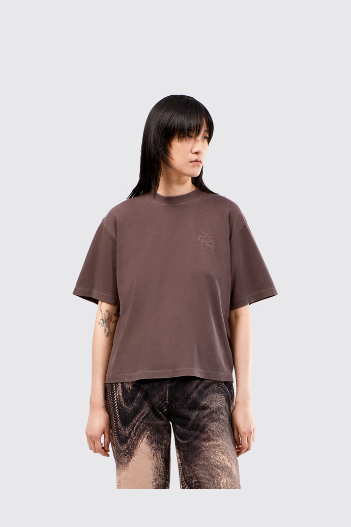 T-Shirt Dusty Brown Organic Cotton T-Shirt