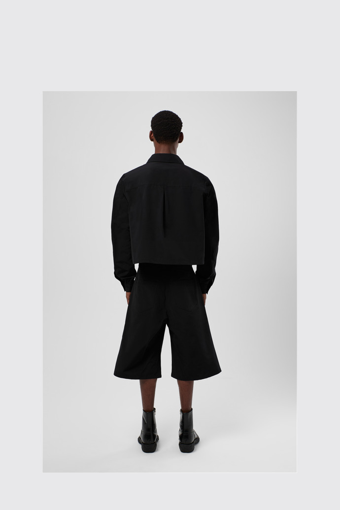 Tech shorts Black Cotton/Nylon Shorts