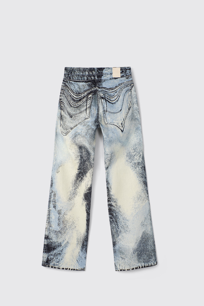 Denim Jeans Blauw-zwarte denim jeans