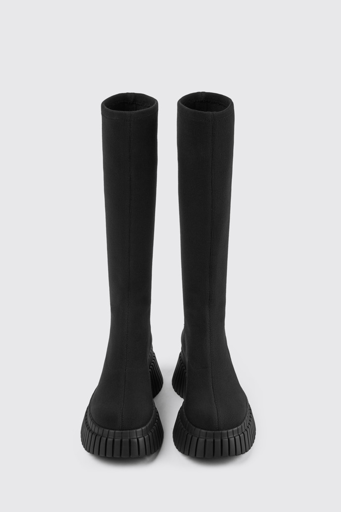 BCN TENCEL® Botas de tejido negro para mujer