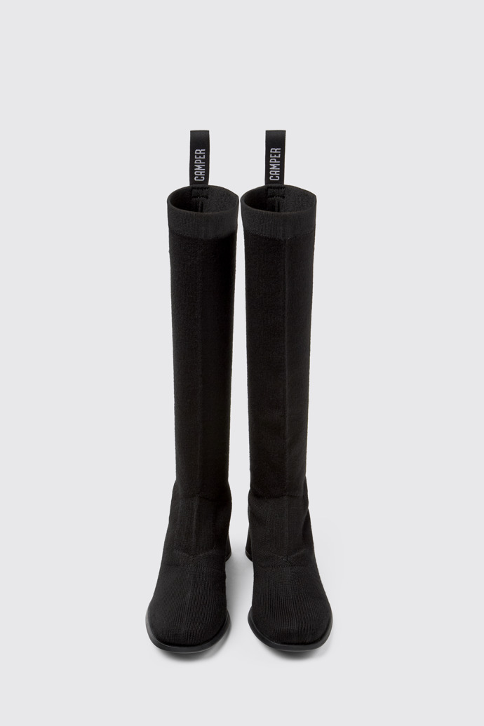 Kiara TENCEL® Botas de cano alto em têxtil pretas para mulher