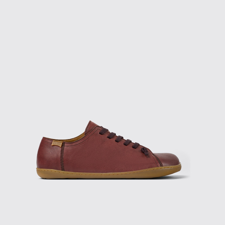 Side view of Peu Brown leather shoes for men