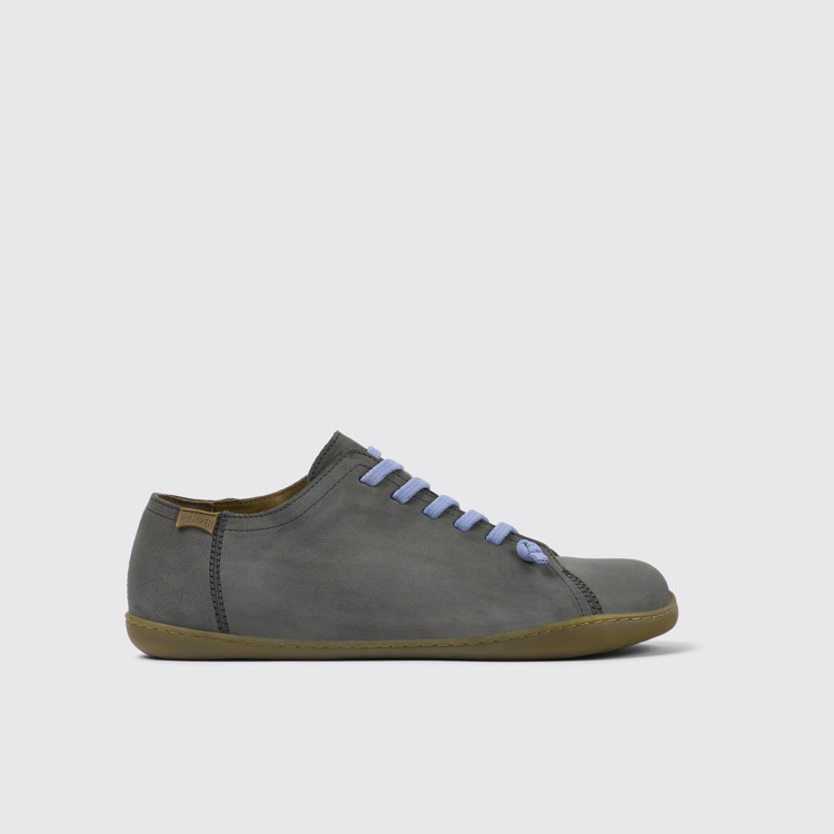 Peu Chaussures en nubuck gris pour homme