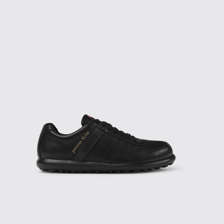 Side view of Pelotas XLite Black leather shoes for men