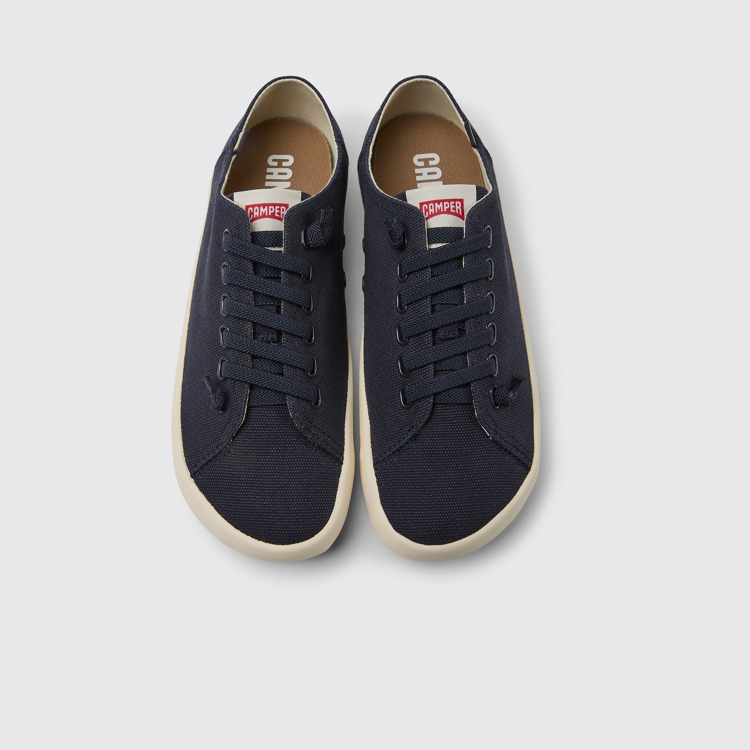 Overhead view of Peu Rambla Blue sneaker for men