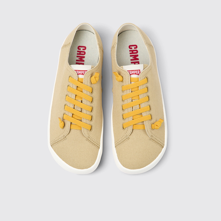 Peu Rambla Sneakers beige de tejido para hombre