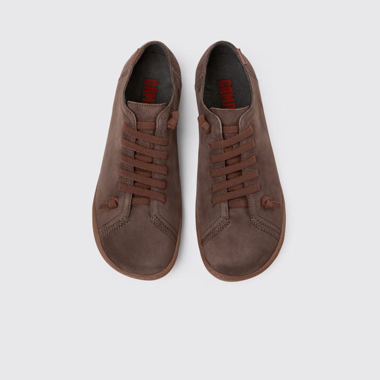 Peu Chaussures en nubuck marron pour femme