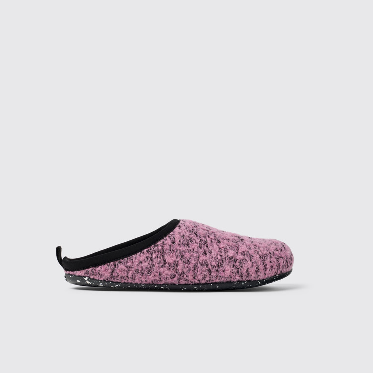 Side view of Wabi Pink Slippers for Women