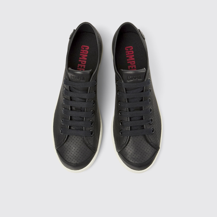 Overhead view of Uno Black Sneaker for Women