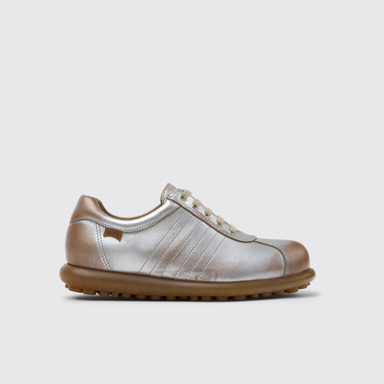 Side view of Pelotas Multicolor Leather Shoe for Women.