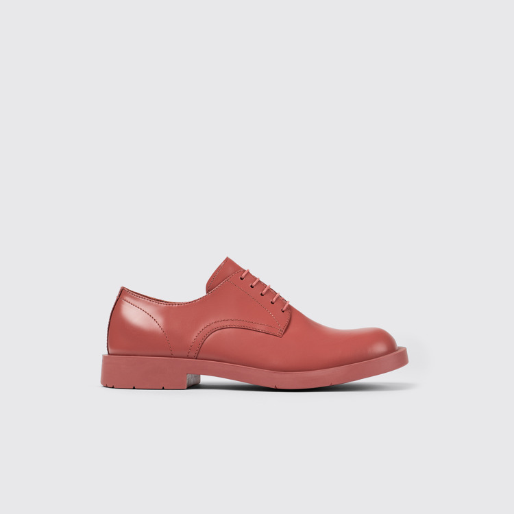 MIL 1978 Zapato blucher de piel rojo