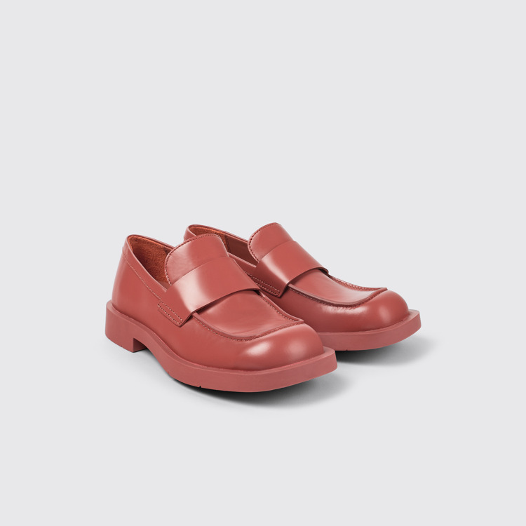 MIL 1978 Mocassino in pelle rosso