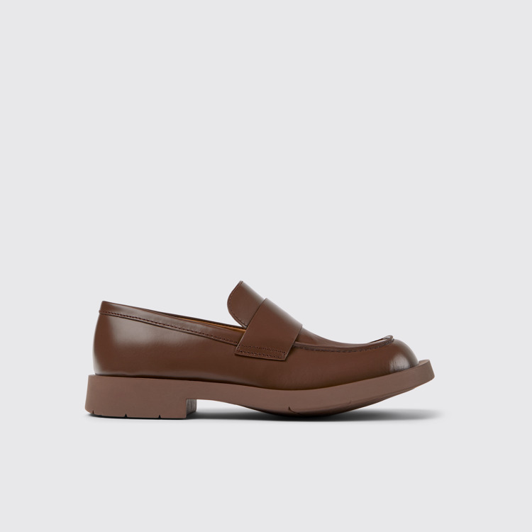 MIL 1978 Loafers em couro castanhos