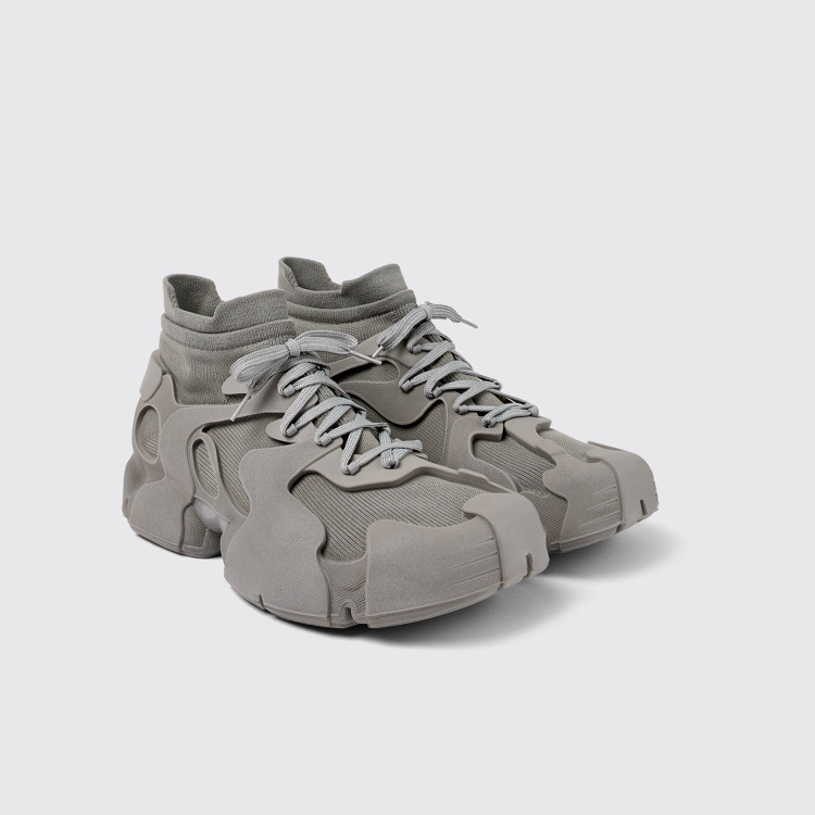 Front view of Tossu Grey Synthetic Sneaker